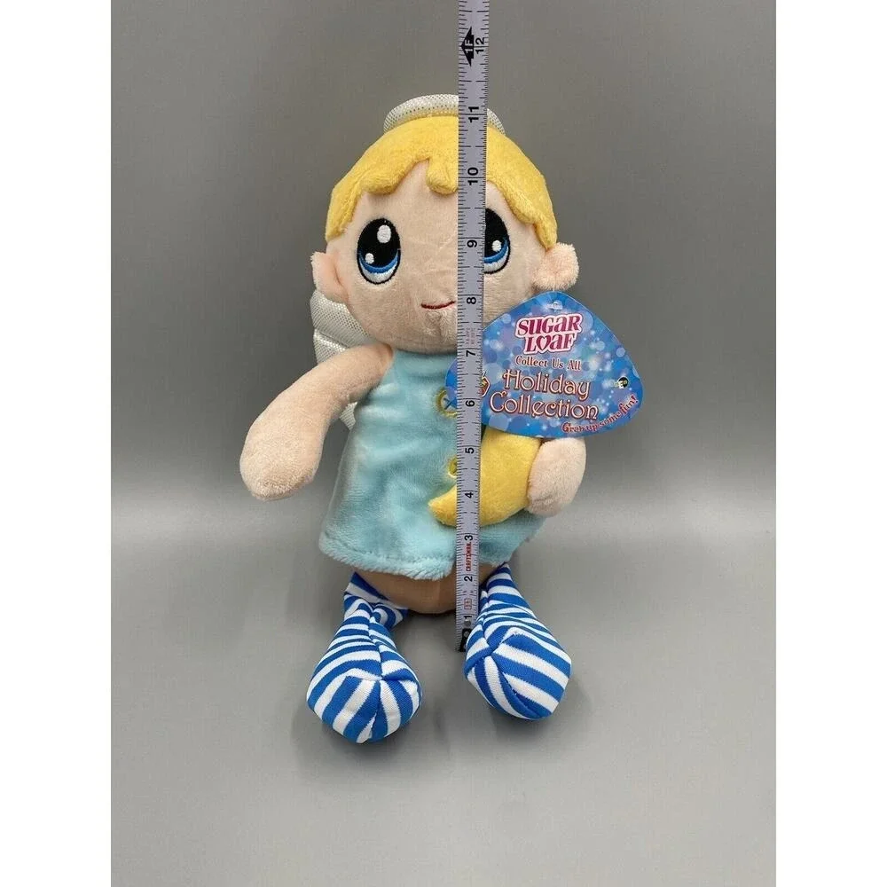 Kellytoy Crescent Moon Bedtime Angel Plush Sugarloaf Holiday Stuffed Doll 12